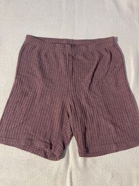 SHEIN Waffle Knit Bike Shorts